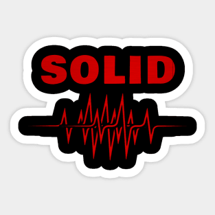 Solid graph Sticker